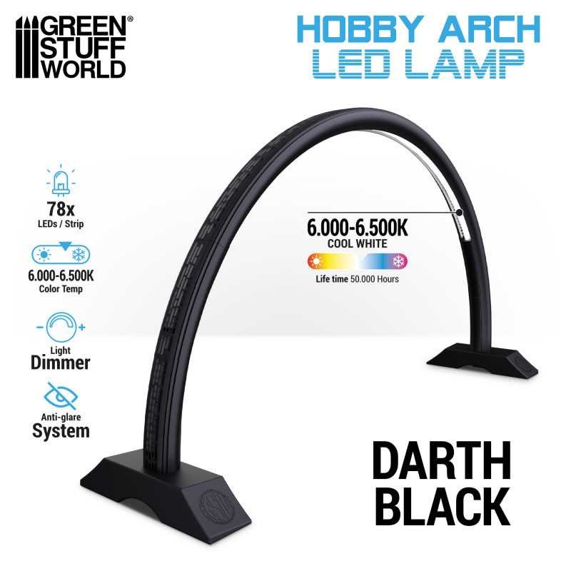 Lampara de arco LED Negra