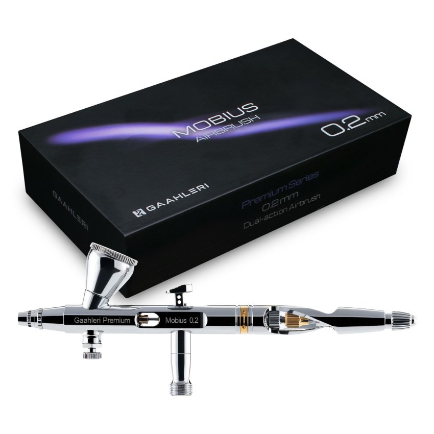 Aerógrafo Premium Series Mobius 0.2 mm